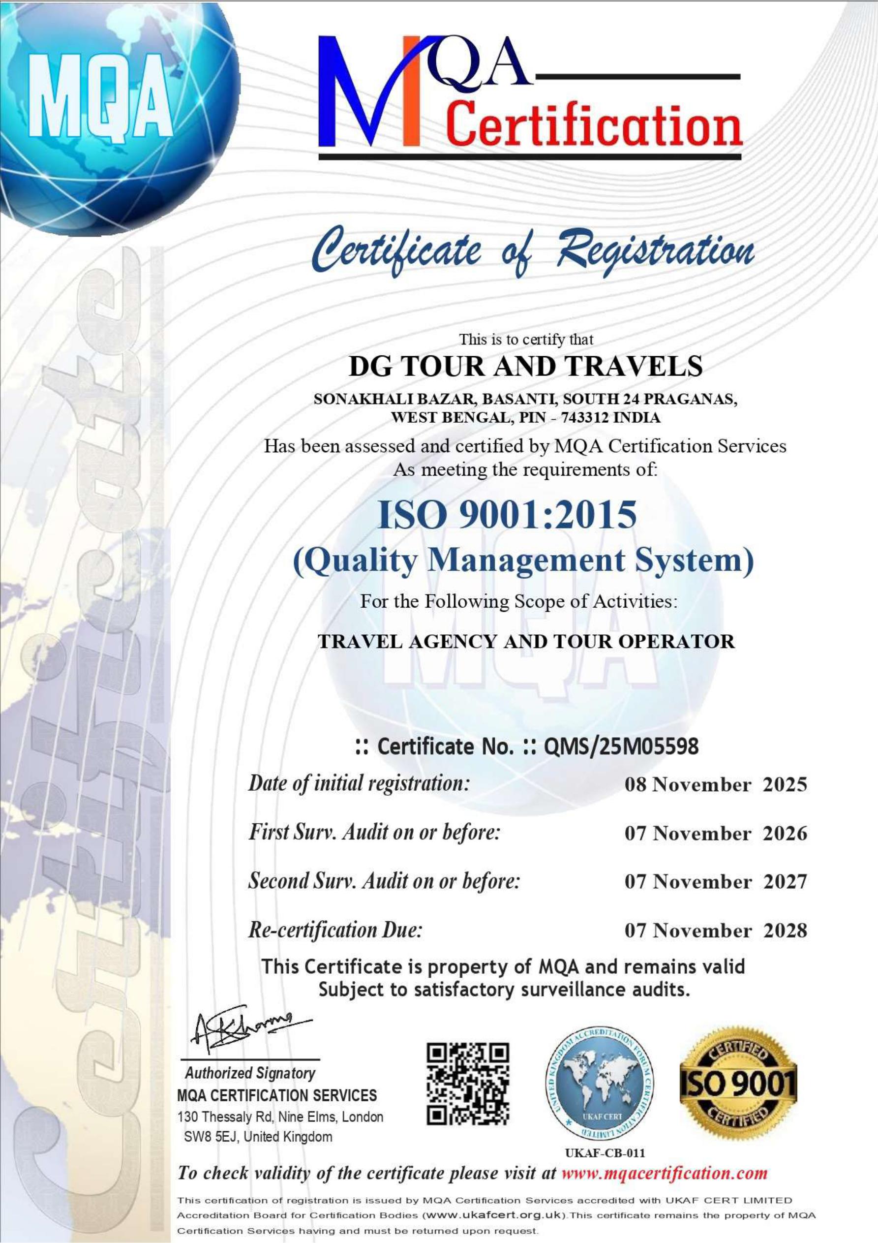 ISO CERTIFICATE 